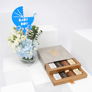 Levo Chocolate Box | Baby Boy Blooms Levo Chocolate Box | Baby Boy Blooms