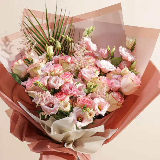 Pink Flowers Bouquet