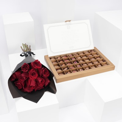 Levo Chocolates | Roses Bouquet 