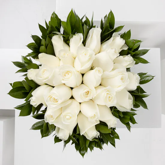 Wedding White Roses | 30 Roses