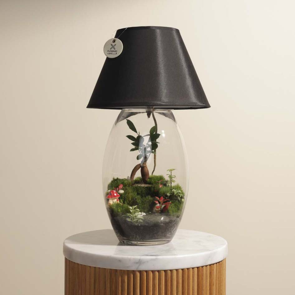 مصباح حديقة نبات التيراريوم المغلق 