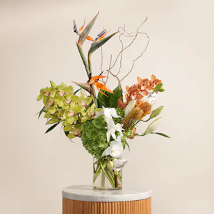 Colorful Flowers Vase  by September Studio