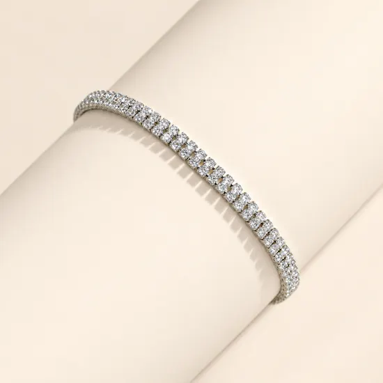 Zus Double Stone Tennis Bracelet