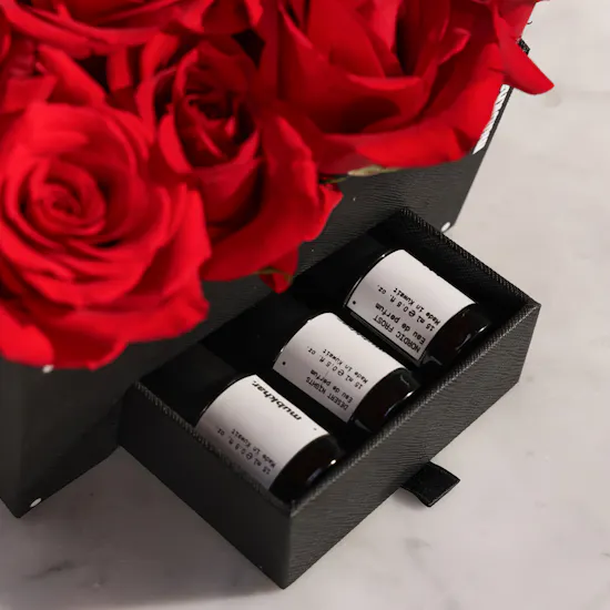 Mubkhar Citrus Essence Perfume Set | Red Rose Box