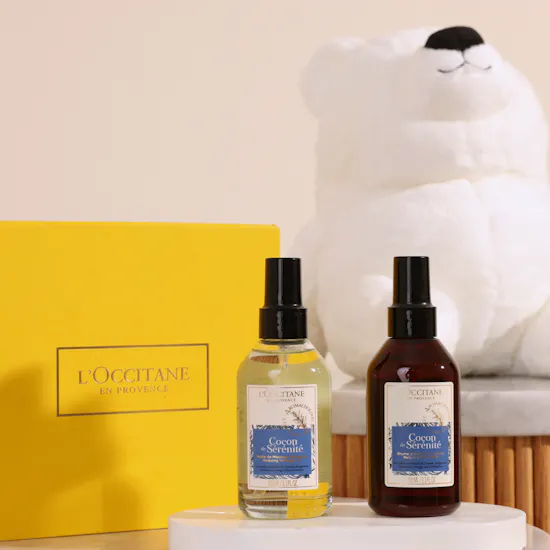 L'Occitane Relaxing Duo Set | Floward Small Bear Plush Toy