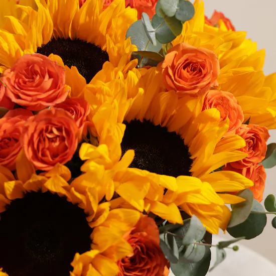 Golden Flame Flower Box