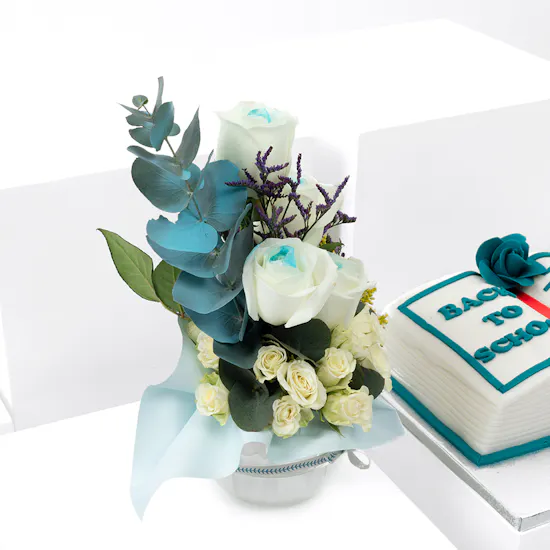 Back To School Book Cake | Flowers