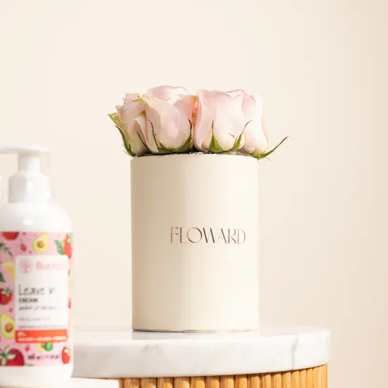 Bubblzz Bloom Hair Care Set | Pink Soft Roses Box