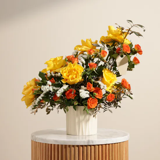 Sunlit Dream Flower Vase