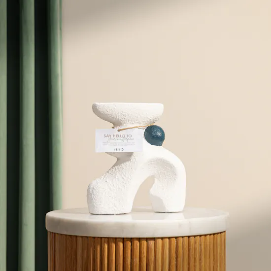Nno Algas Blue Vase