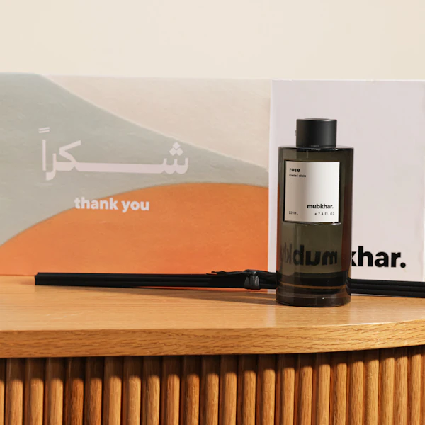 روز شكراً أعواد معطرة للجو من مبخر| 220 مل