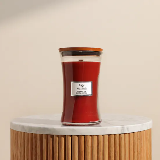 Woodwick Large Cinnamon Chai Hourglass Candle