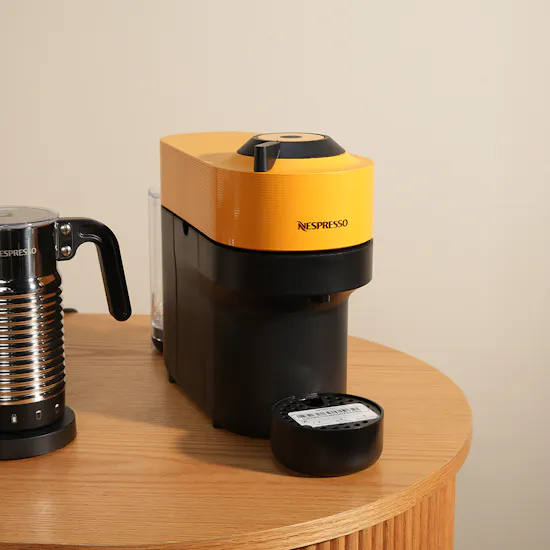 Nespresso Vertuo Pop Mango Yellow Coffee Machine with Frother