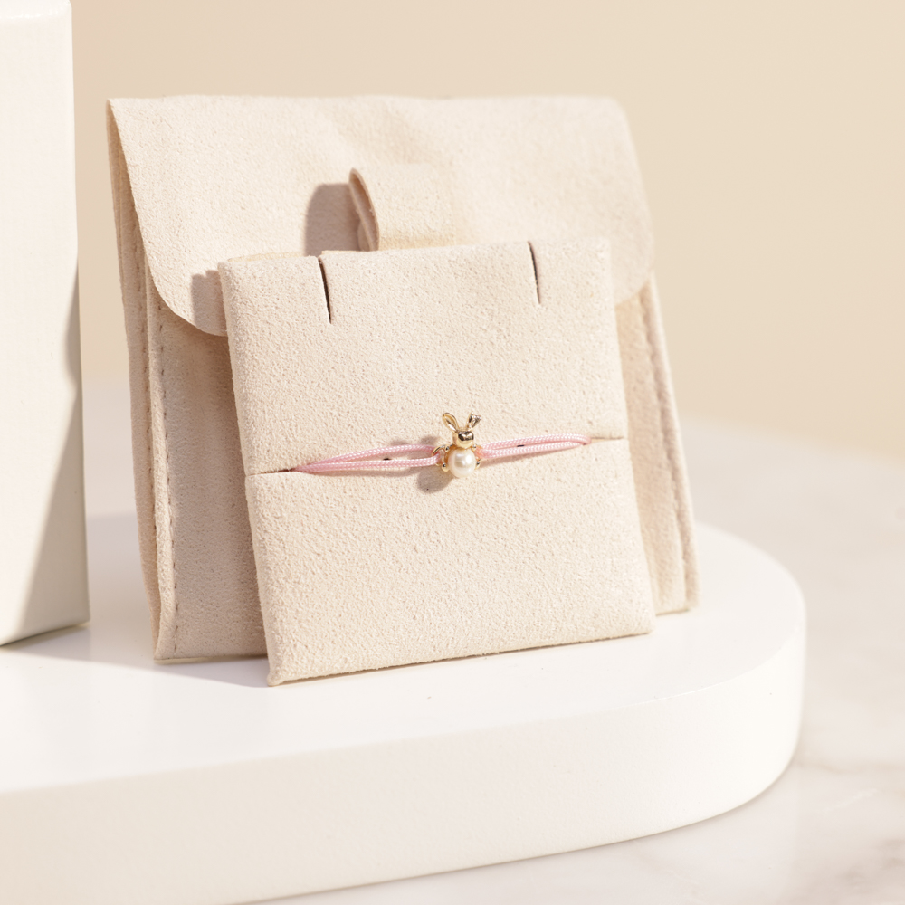 سوار وردي للأطفال على شكل أرنب من جولز 