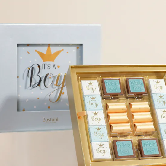 Bostani It's A Boy Chocolate Box | Serene Flower Vase
