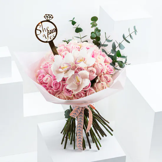 Pink Roses | She Said Yes