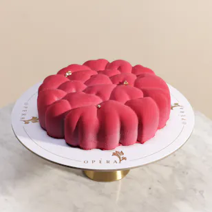 Opera Red Hearts Cake