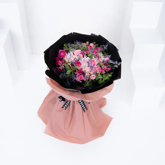 Blooming Galaxy | Alluring Large Floral Hand Bouquet
