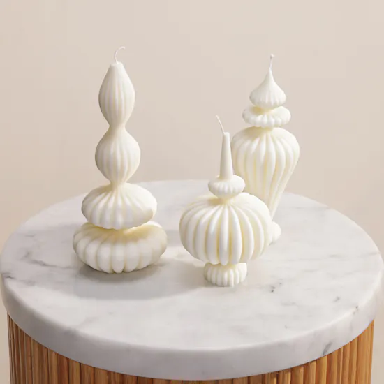 Lelido Three Home Decor Candle