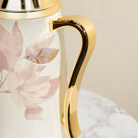 Otantik Marisella Vacuum Red and Gold Flask