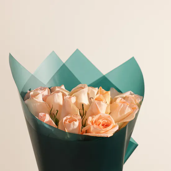 Abdul Samad Al Qurashi Super Agarwood Oil | Peach Roses Bouquet