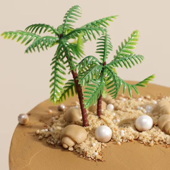 NJD Tropical Palm Tree Cake