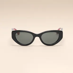 Gucci Black Cat-eye Frame Women's Sunglasses