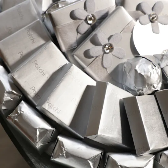 Patchi Silver Chocolate Tray