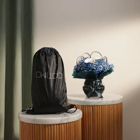 Optimo Membership Voucher with Original Gloves | Midnight Sky Flowers Vase