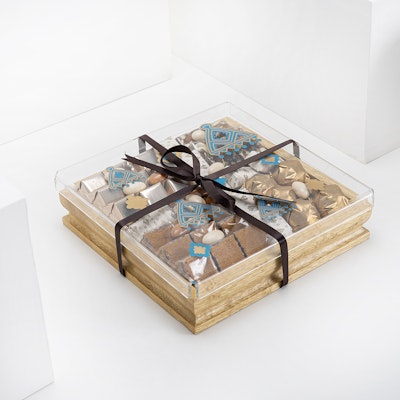 Al Hamawi Wooden Tray Plexi Box