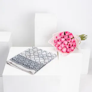 Jude Nablus Scarf | Rose Revival Bouquet