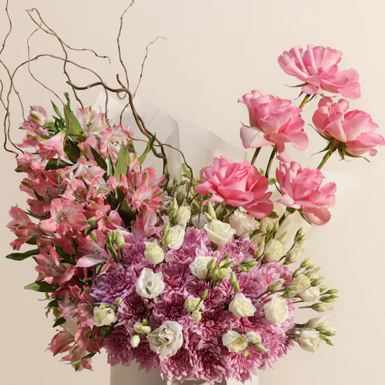 Pink Graduation Joy Flower Box