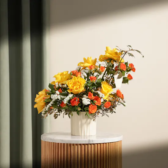 Sunlit Dream Flower Vase