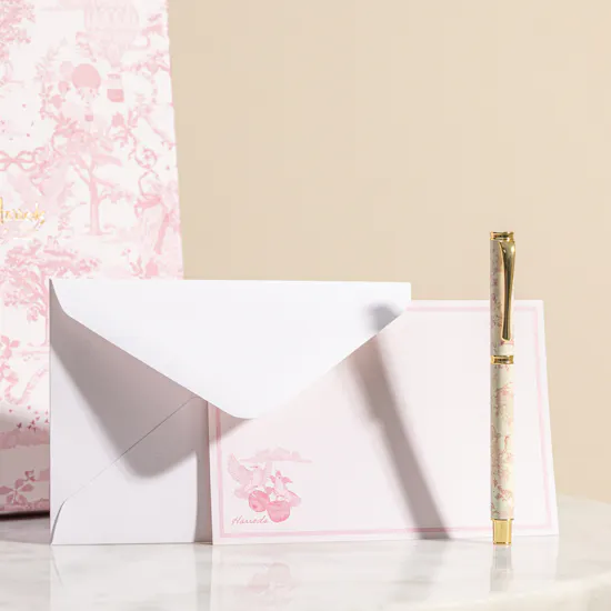 Harrods Pretty Pink Writing Set