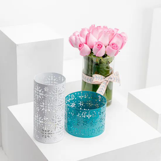 Candle Connection Lantern Set | Rose Vase