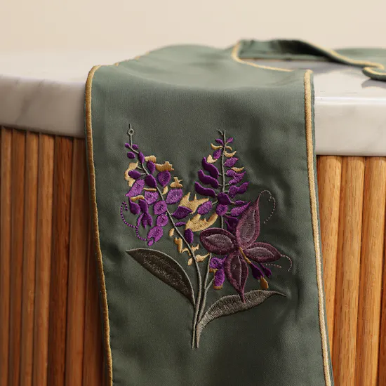 Saaf Omani National Day Orchid Green Scarf
