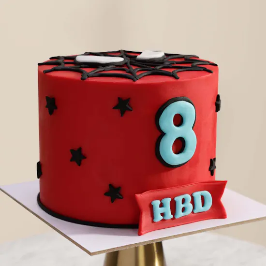 Floward Personalized Spider Man Birthday Cake