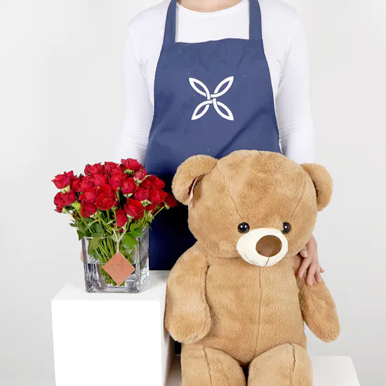 Magical Red | Medium Teddy Bear