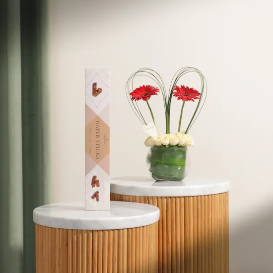 Chocoline Chocolate Wafer Sticks Box | Dream Flower Vase