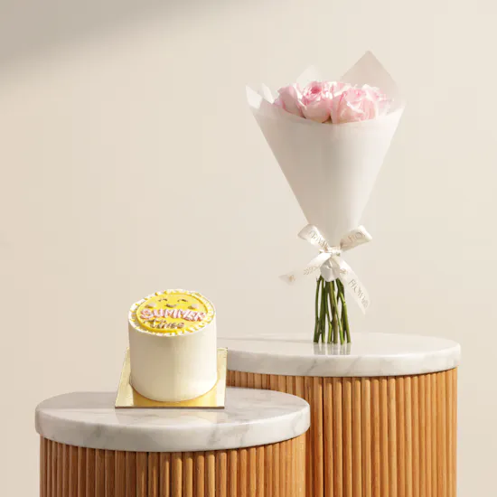 Floward Summer Time Cake | Joy and Freshness Flowers