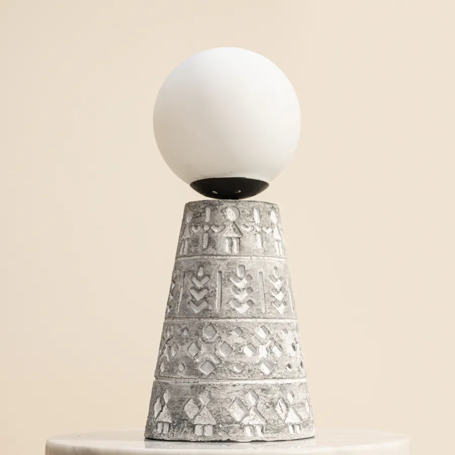 Ukiyo Baheya Greyish Black Table Lamp 3