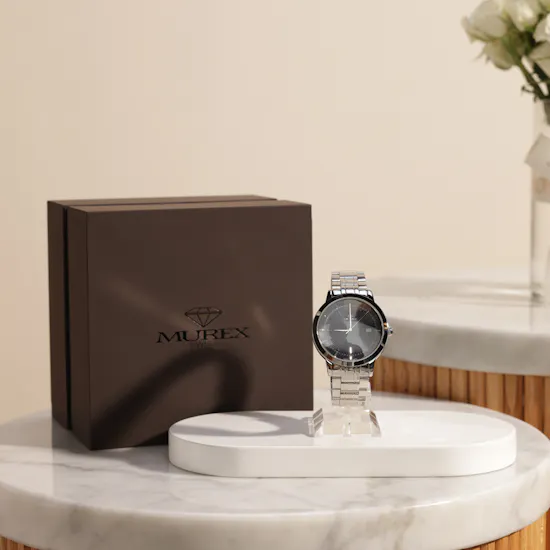 Murex MUM608-SS-9 Silver Men's Watch | Whisper Refined Flowers