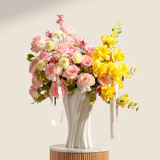 Luminous Garden Flower Vase