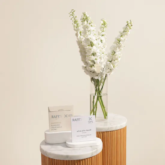 Raff by Paris Classic Manicure and Pedicure with Color Gift Voucher | Exuberant Flower Vase