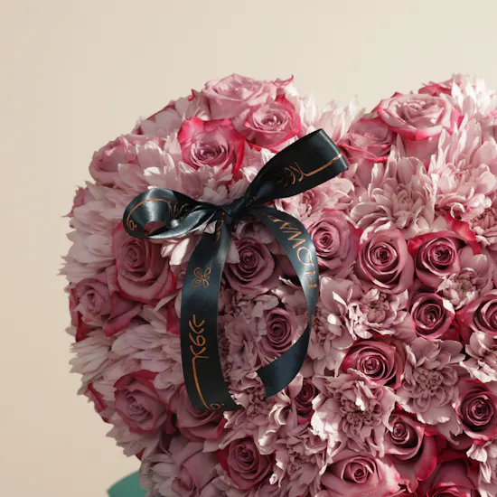 Heart's Desire Flowers Vase