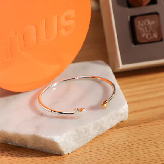 Tous My Other Half Two Tone Heart Bangle | Nouga Happy Birthday Bonbon Chocolate Box