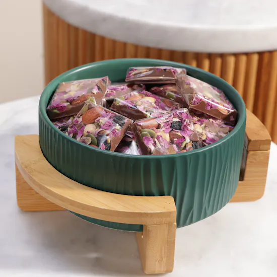 Floward Chocolates Bowl | Blooms Bouquet