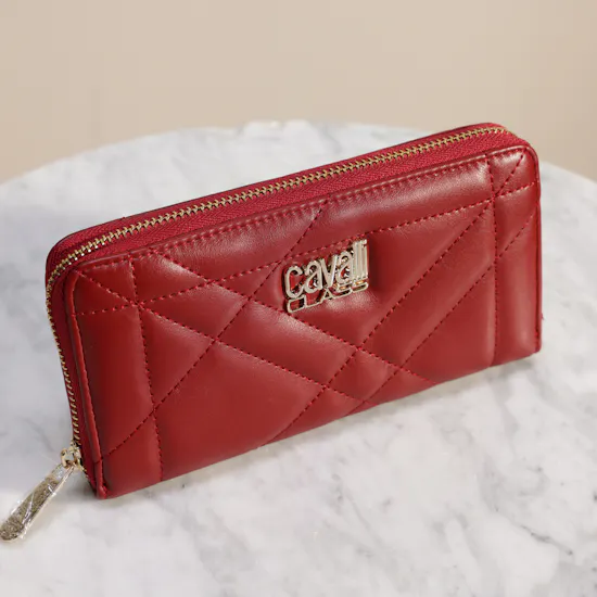 Cavalli Class Women Textured Synthetic Wallet