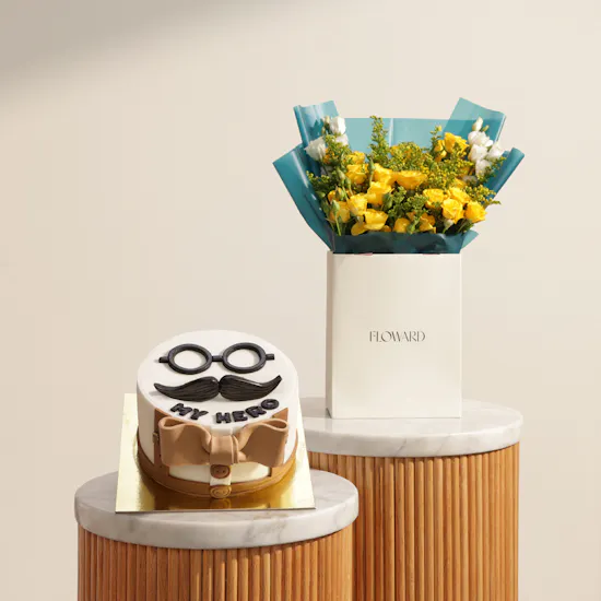 Floward My Hero Cake | Fantastic Flowers