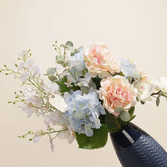 Echoes of Serenity Artificial Flowers Vase